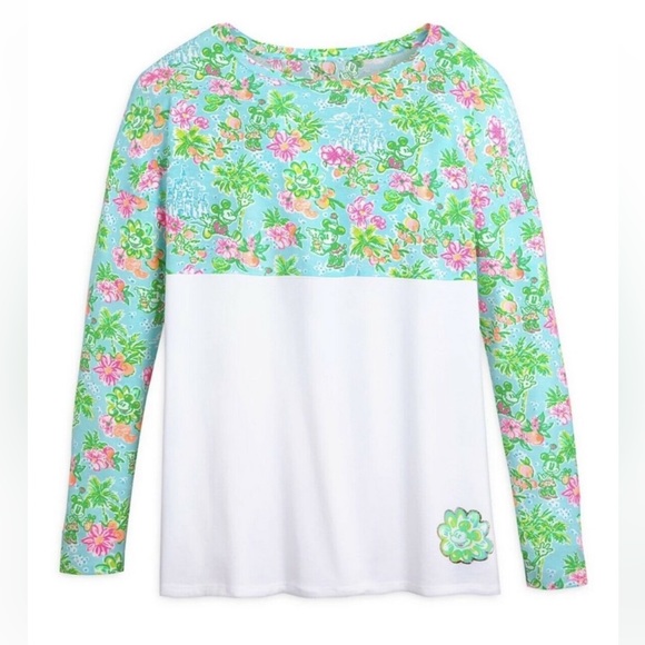 Top Long Sleeve Designer By Lilly Pulitzer In Multi-colored, Size: Xs main image 1